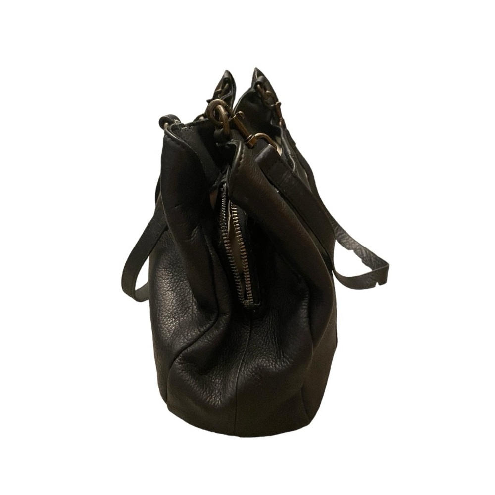 American Leather company Black Leather Shoulder Bag - Picture 3 of 5